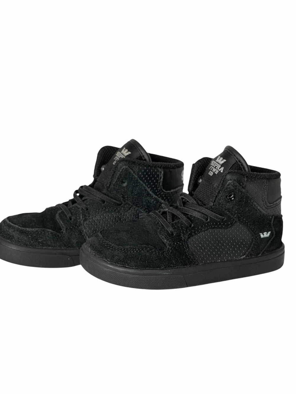 Supra Black High-Top Skate Sneakers